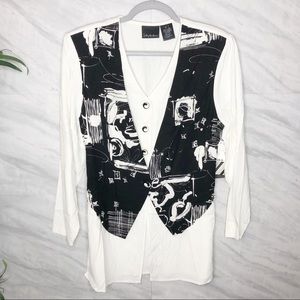 NEW Anthony Mark Hawkins Vintage Top 12